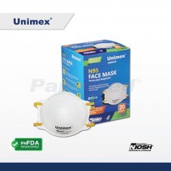 Unimex N95 Face Mask (sold by box of 20s)